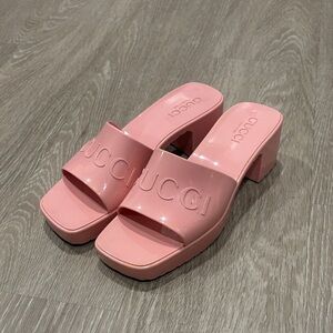 Gucci Pink Women's Mules